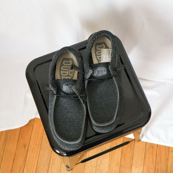 Hey Dude Other - Hey Dude Wally Sox Micro Casual Shoe Total Black